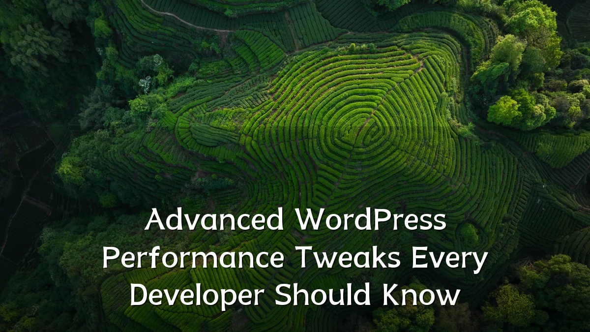 Advanced WordPress Performance Tweaks Every Developer Should Know