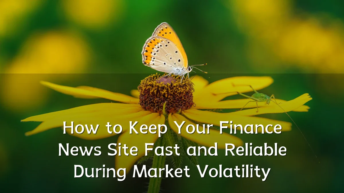 How to Keep Your Finance News Site Fast and Reliable During Market Volatility