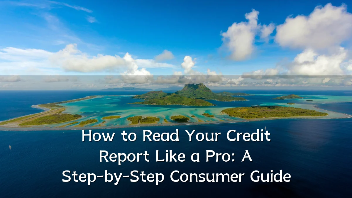How to Read Your Credit Report Like a Pro: A Step-by-Step Consumer Guide