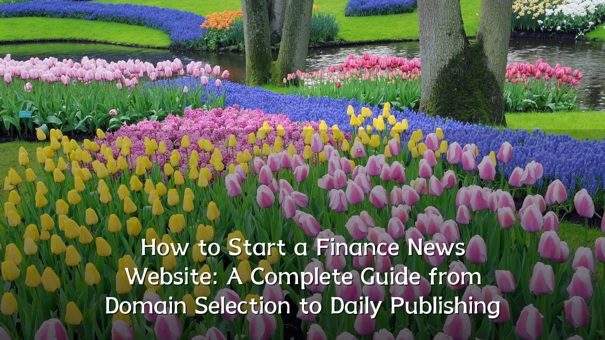 How to Start a Finance News Website: A Complete Guide from Domain Selection to Daily Publishing