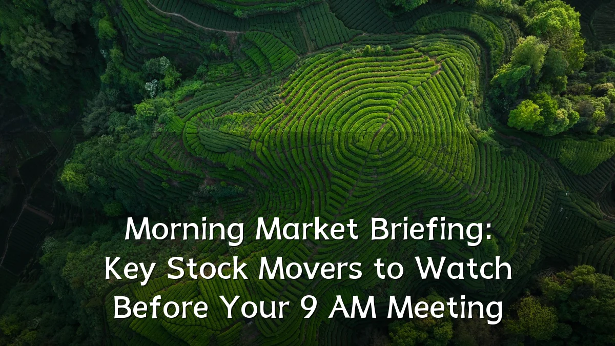 Morning Market Briefing: Key Stock Movers to Watch Before Your 9 AM Meeting